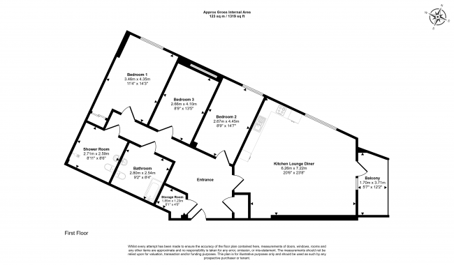 Apartment 2, Hippersley Point, 4 Tilson Bright Square, London SE2 9DR 2