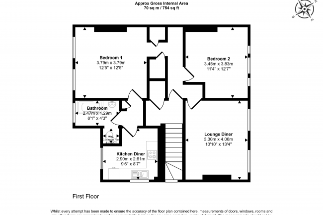 Flat 2, 10 Ribblesdale Road, Hornsey, London, N8 7EP 6