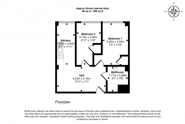 Apartment 202, 100 Queen Street, Sheffield, S1 2DU 8