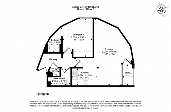Flat 13, 388 Deansgate, Manchester, M3 4LB 5