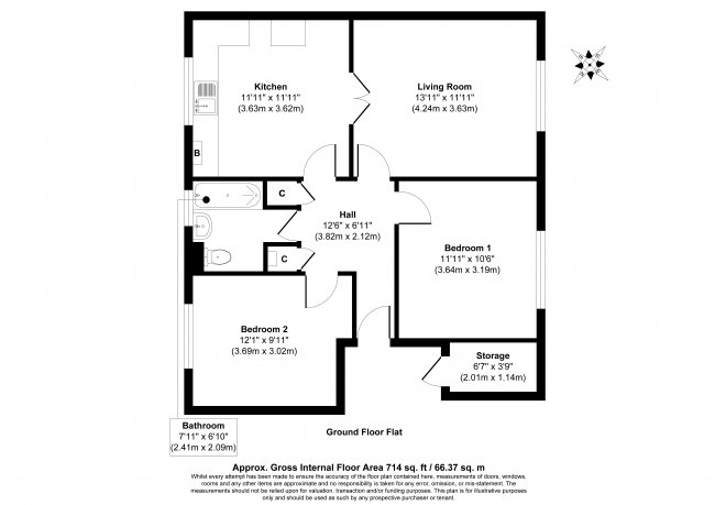 Flat 2, Neeld Crescent, Chippenham, Wiltshire, SN14 0HT 8