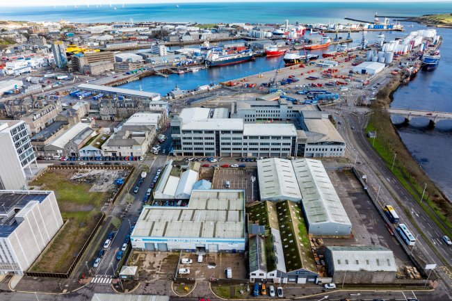 Scottish Gas Networks unit, North Esplanade West, Aberdeen AB11 5
