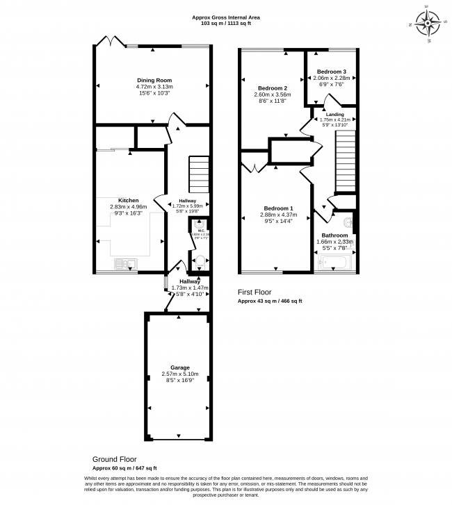 65 Hadrian Court, Garth 33, Killingworth, Newcastle Upon Tyne, Tyne & Wear, NE12 6DA 96