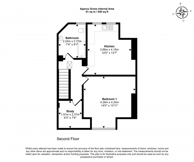 Flat D, 88 Hillfield Avenue, Hornsey, London, N8 7DN 5