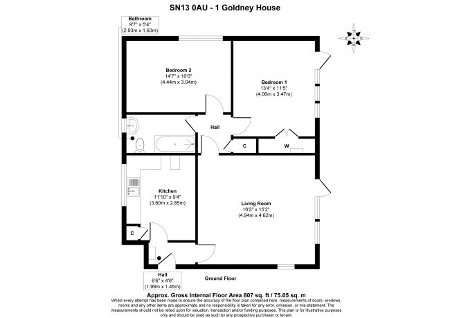 Flat 1 Goldney House, Corsham, Wiltshire SN13 0AU 3