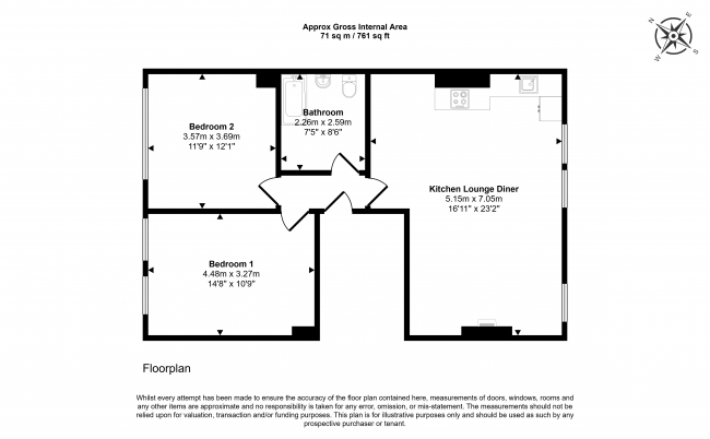 Flat 2, 42 St. Pauls Road,  Manningham, Bradford BD8 7LP 5