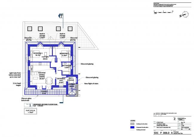 Roof Space, Dale Court, 16 Wandle Road, Wallington, Surrey, SM6 7EQ 6