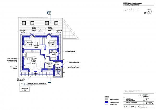Roof Space, Dale Court, 16 Wandle Road, Wallington, Surrey, SM6 7EQ 1