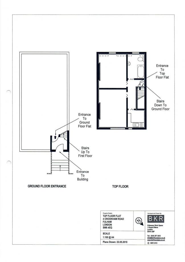 Top Floor Flat, 4 Crookham Road, Fulham, London SW6 4EQ
 5