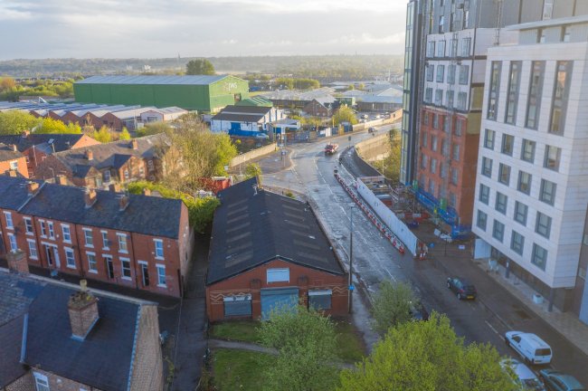 Kendal House and associated land, 11 -13 Frederick Road, Salford, Greater Manchester M6 6NZ
 1