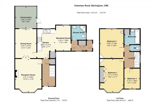 55 Chelsham Road, Warlingham, Surrey CR6 9EQ
 5