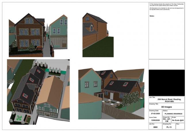 20a Norcot Road and adjoining land, Tilehurst, Reading, Berkshire RG30 6BU
 7