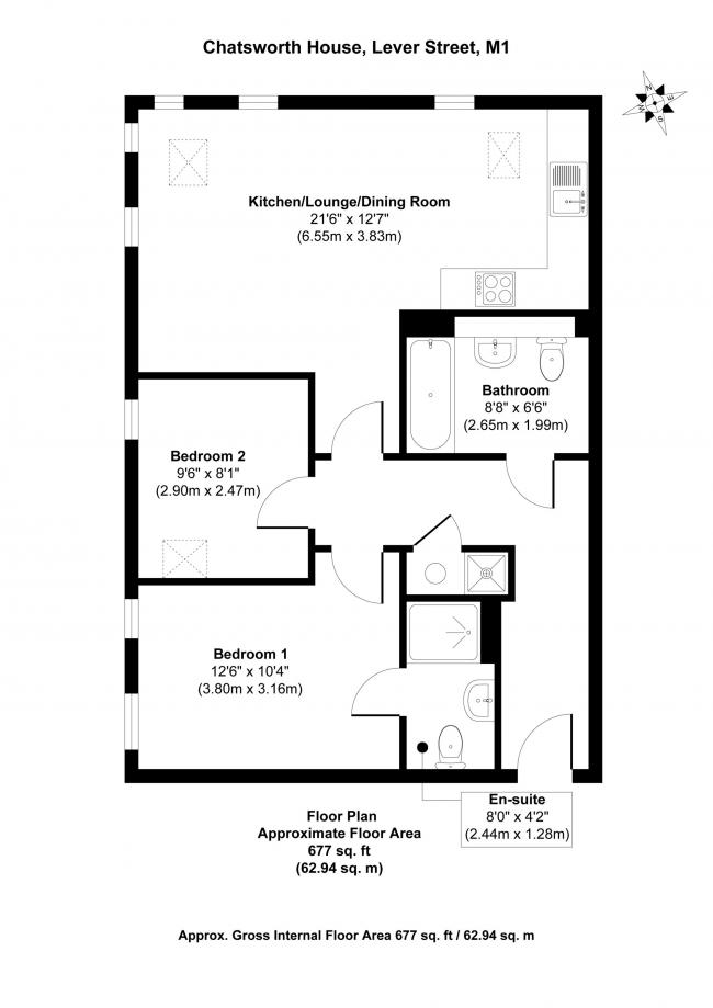608 Chatsworth House, 19 Lever Street, Manchester M1 1BY
 10