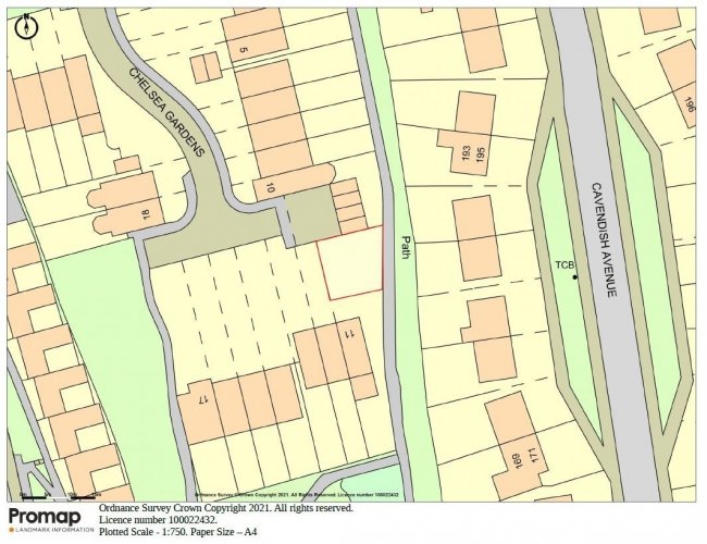 Land rear of 11 Chelsea Gardens, Castle Bar Park, Ealing, London W13 0DS 4