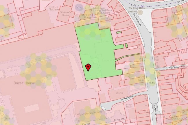 Land rear of 1-15 The Broadway, Newbury, West Berkshire RG14 1AS
 8