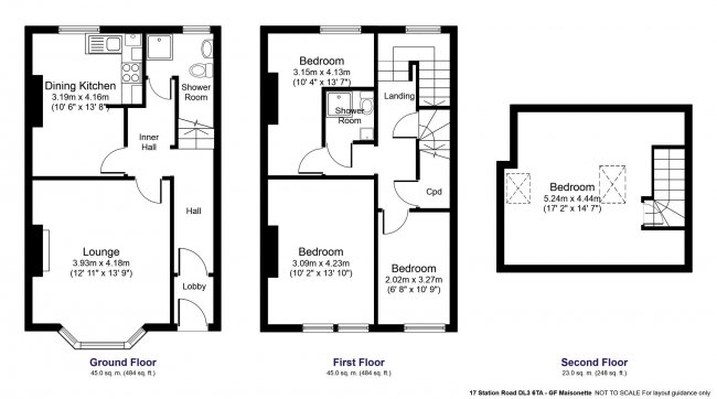 17 Station Road, Darlington, County Durham DL3 6TA
 3