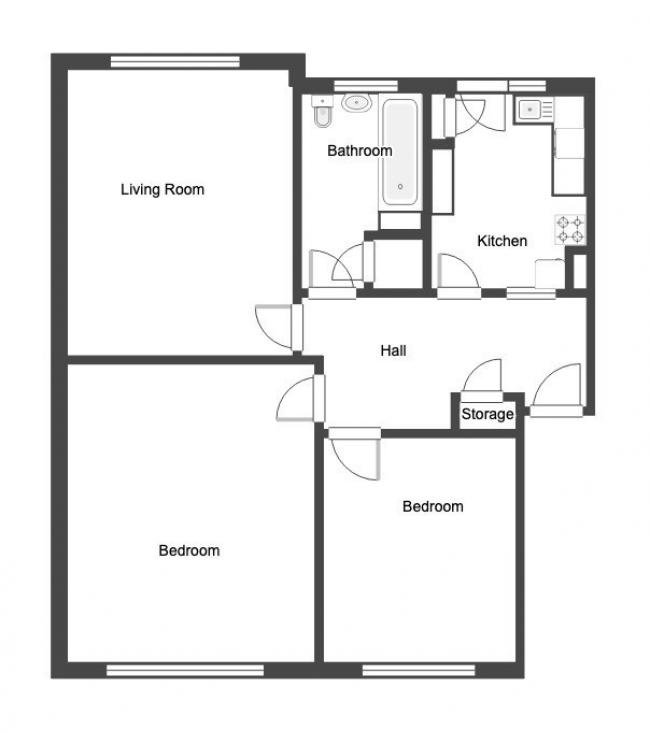 Flat 3, Norman Court, Upper Sunbury Road, Hampton, Middlesex, TW12 2DN 10
