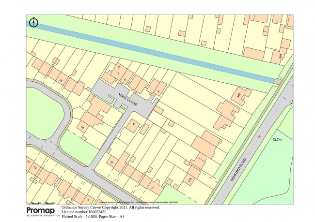 Land between 8-9 York Close, Staines-upon-Thames, Middlesex, TW18 1GA
 5