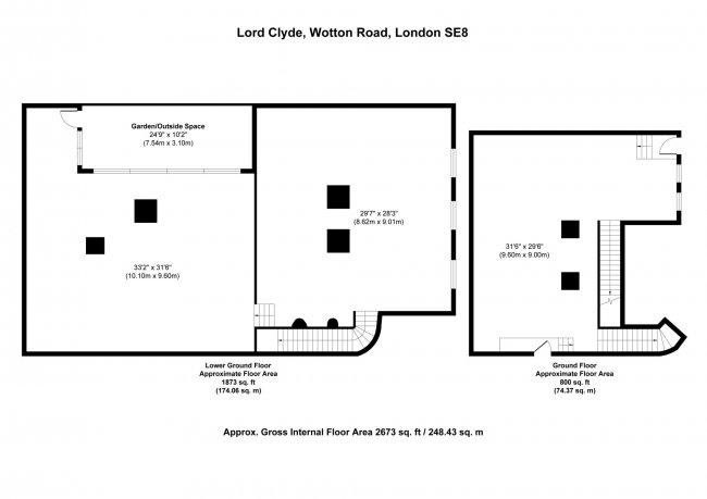 The Lord Clyde,  9 Wotton Road, Lewisham, London, SE8 5TQ
 3