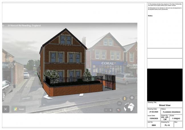 20a Norcot Road and adjoining land, Tilehurst, Reading, Berkshire RG30 6BU
 4