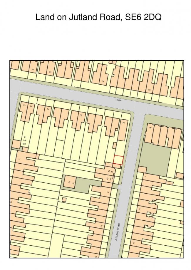 Land on the west side of Jutland Road, Catford, London, SE6 2DQ
 6