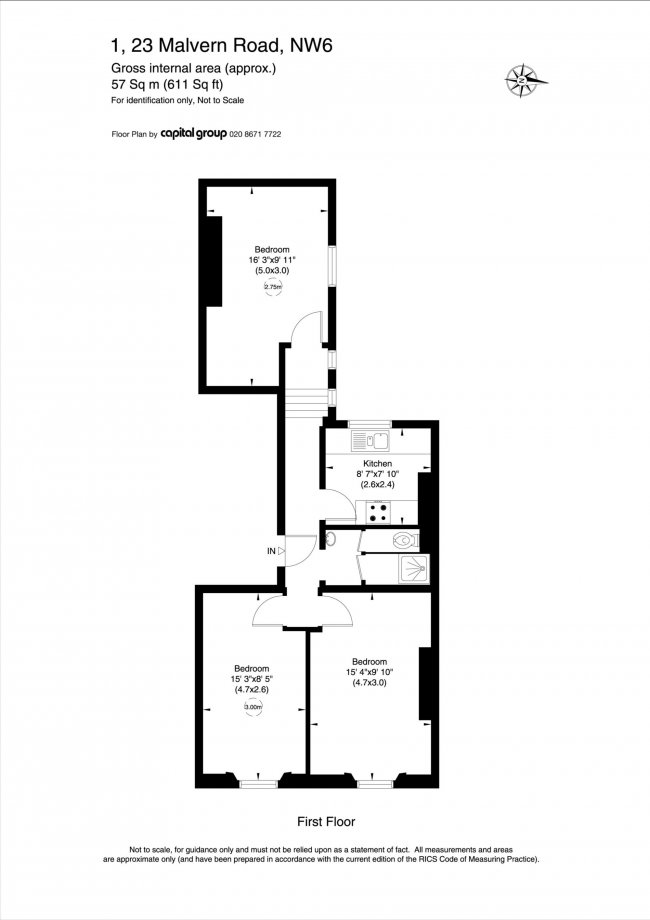Flat 1 and Flat 2, 23 Malvern Road, London, NW6 5PS 7