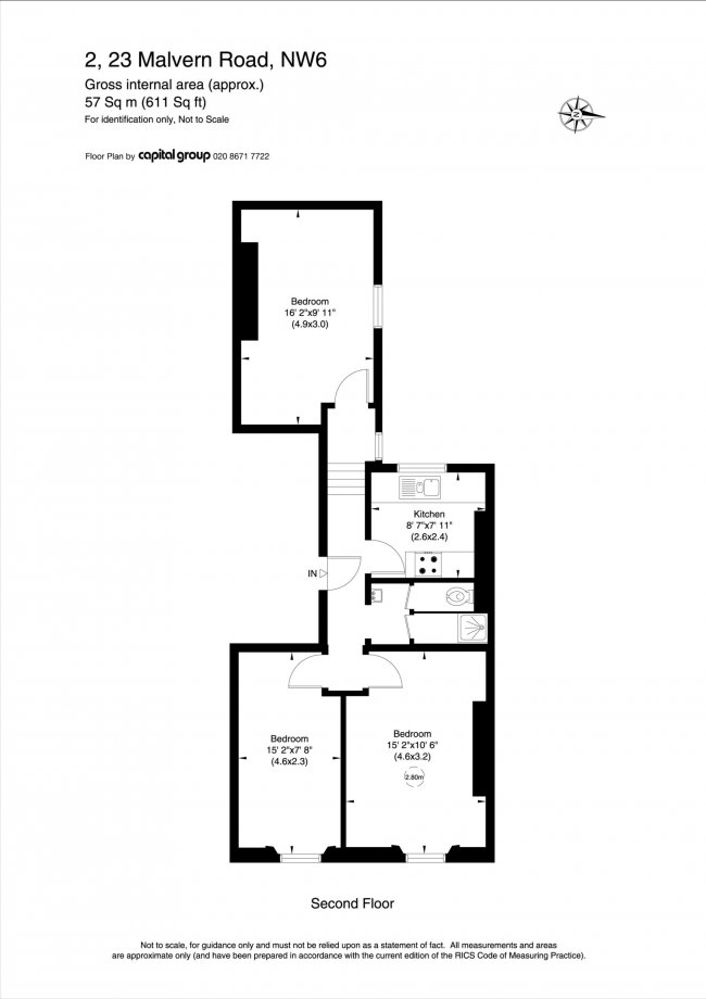Flat 1 and Flat 2, 23 Malvern Road, London, NW6 5PS 7