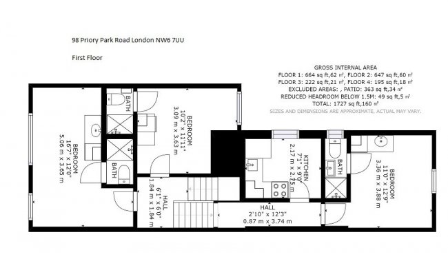 98 Priory Park Road, Kilburn, London, NW6 7UU 5