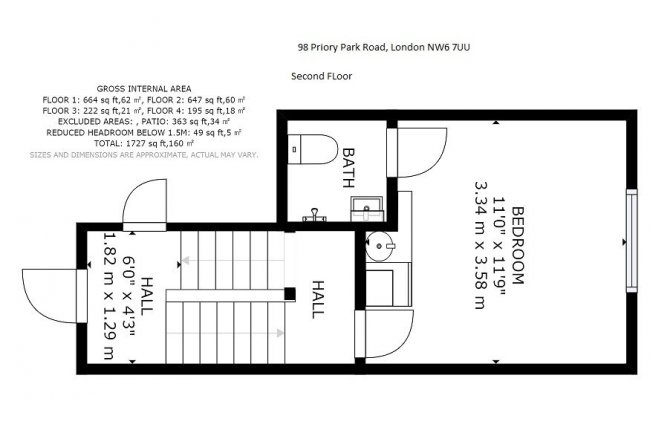 98 Priory Park Road, Kilburn, London, NW6 7UU 5