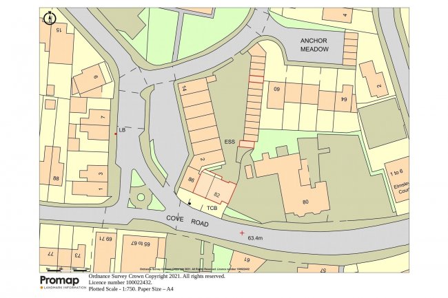 82, 82A, 84 and 84A Cove Road and Garages 1 and 11, Cove, Farnborough, Hampshire GU14 0EU 7