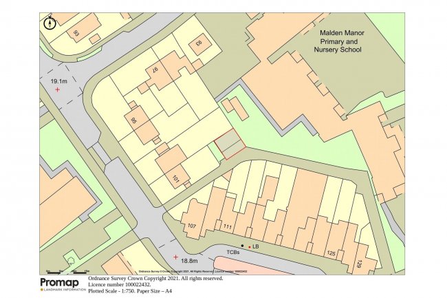 Site rear of 101 Manor Drive North, New Malden, Surrey KT3 5PD 10