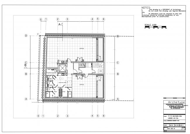 Office Building rear of 77 & 79 Southern Row, North Kensington, London W10 5AL 2