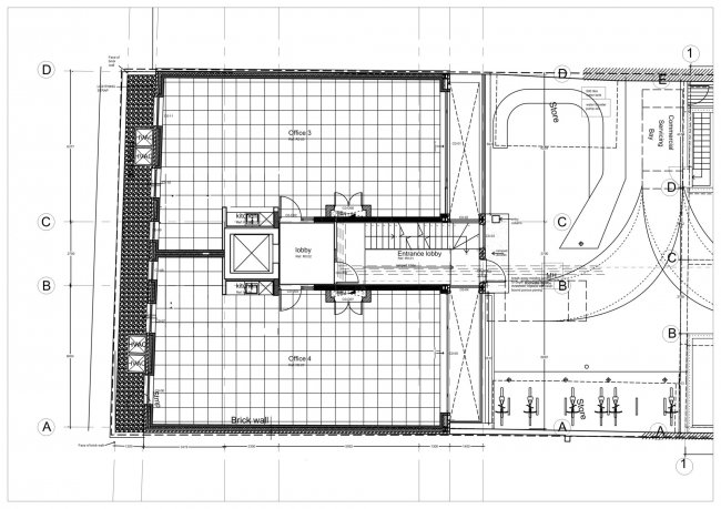 Office Building rear of 77 & 79 Southern Row, North Kensington, London W10 5AL 2