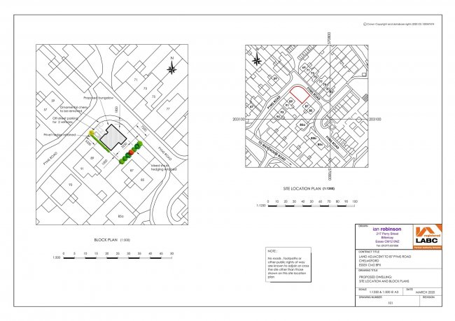 Land adjacent to 87 Pyms Road, Galleywood, Chelmsford, Essex CM2 8PX 4