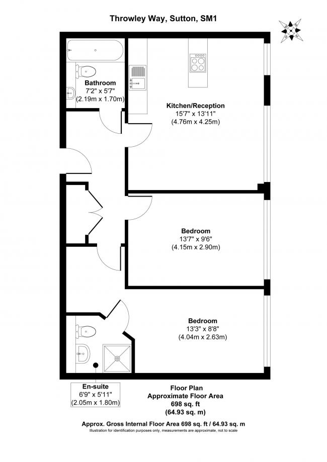 Flat 1 Aspects, 1 Throwley Way, Sutton, Surrey SM1 4FD 8