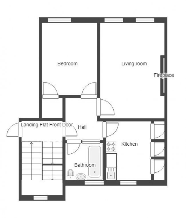 Flat 6, Barham House, Marylebone, London W1H 5JA
 2