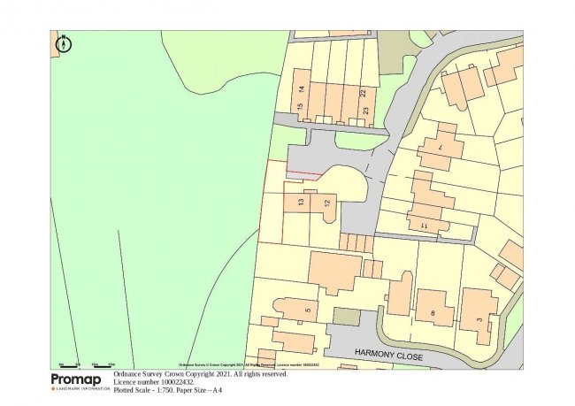Land adjacent to 13 Sunkist Way, Wallington, Surrey, SM6 9LQ
 2