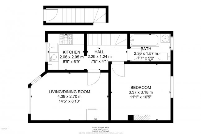 First Floor Flat, 13 Athelstone Road, Harrow, Middlesex, HA3 5NU
 8