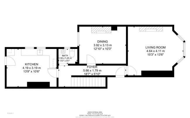 7a Eckstein Road, Battersea, London SW11 1QE
 9