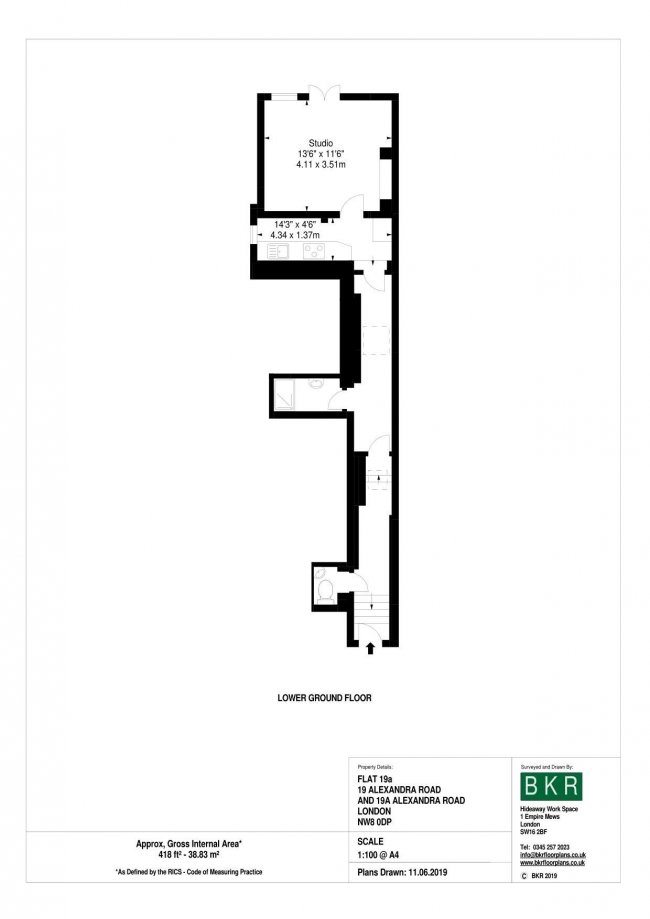 Flat A, 19 Alexandra Road, St John's Wood, London NW8 0DP
 3