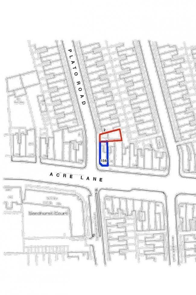 156 and land adjacent to 150 Acre Lane, Brixton SW2 5UT
 3
