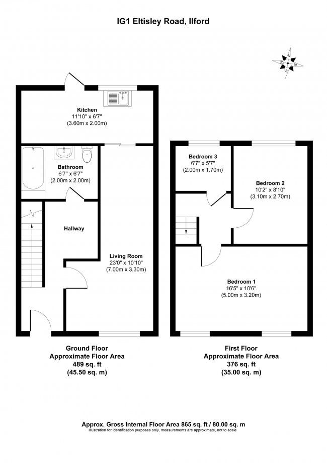 9 Eltisley Road, Ilford, Essex, IG1 2EP
 5
