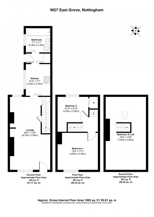 22 East Grove, Sherwood Rise, Nottingham, NG7 7LP
 5