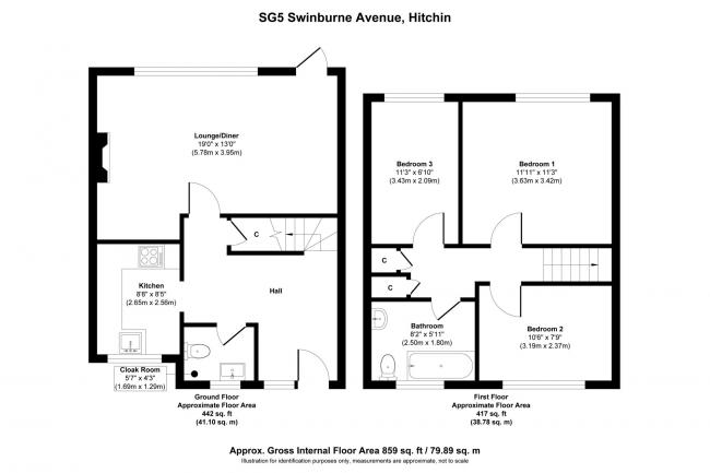 18 Swinburne Avenue, Hitchin, Hertfordshire, SG5 2RD
 4