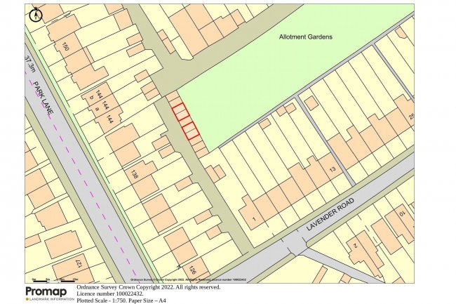 Garages, 4, 5, 7  and 8 off Lavender Road, Wallington, Surrey, SM5 3EF
 4