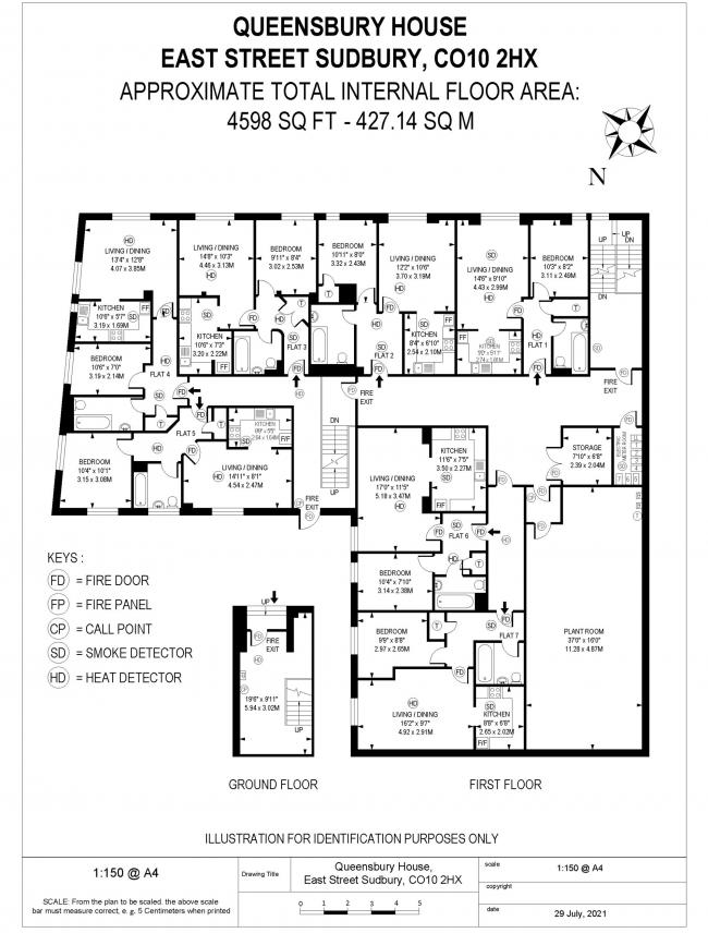 Flats 1-7 - Queensbury House, Sudbury, Suffolk, CO10 2HX 3