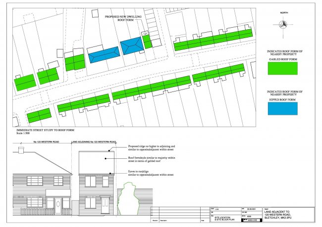 Land adjacent to 120 Western Road,  Fenny Stratford, Bletchley, Milton Keynes MK2 2PU
 3