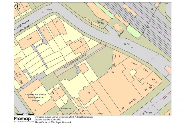 Land to the rear of 38 Clapham High Street, (Slievemore Close), Clapham, London SW4 7UR 4
