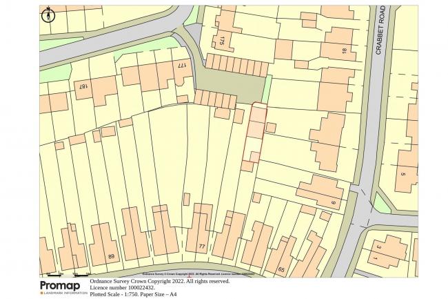Land lying to the north of 73 Hazelwick Road, Crawley, West Sussex RH10 1NQ 8