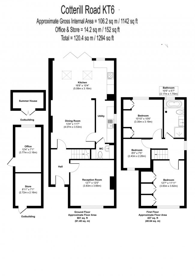 122 Cotterill Road, Surbiton, Surrey KT6 7UL
 1